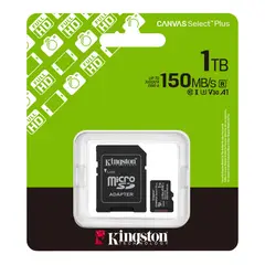 KINGSTON - Memoria 1TB 150MB/S Micro SDXC Canvas Select Plus SDCS3/1TB