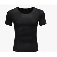 GENERICO - Poleras Compresion Hombre Faja Polera Reductora Hombre Manga