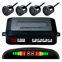 GENERICO - Sensor Retroceso Para Auto Display Kit Completo Alarma Coche