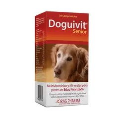 DRAG PHARMA - Doguivit Senior Multivitaminicos Perro 30 comp