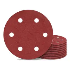 GENERICO - 10 Unidades Disco Lija Velcro 225mm Grano 120 , 9pulgadas