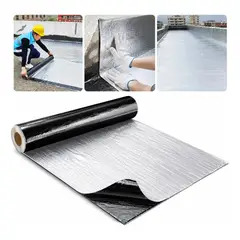 GENERICO - 1m x 15mts Cinta impermeable para reparación de techos, cinta bituminosa
