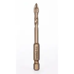 GENERICO - BROCA PUNTA FLECHA DOBLE 6MM FERRETECH