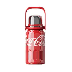 COCA COLA - Germ Termo 800 ML Frío O Caliente Botella Térmica Trébol Rojo