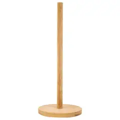 GENERICO - Porta Rollo De Cocina Madera Bambú Soporte Toalla Nova 43x14cm