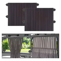KUANGYE - Pack X2 Parasol Todo Vehiculo Retractil Tapa Sol