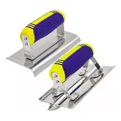 GENERICO - Pack Llanas De Acero Inoxidable 1rodon+1ranurador
