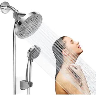 KUANGYE - Regaderas Para Baño Combo Cabezal Ducha Lluvia Alta Presión