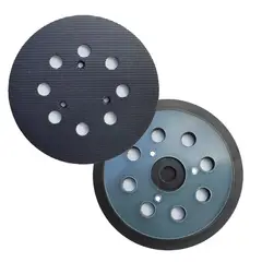 GENERICO - Discos Para Makita Lijadora Orbital Plato Base Repuesto Negro 2uds