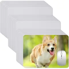 TSKY CHILE SHOPPING - 10 pcs almohadillas para orejas de mouse blancas para impresión de prensa de calor 18x22cm 3mm