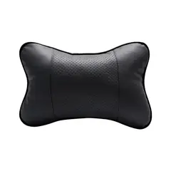 GENERICO - Cojín Cervical Auto Almohada Apoyacabeza Cuero