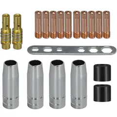 GENERICO - 19 Puntas De Contacto De Soldadura Mig/mag 0,8mm M6 Boquilla