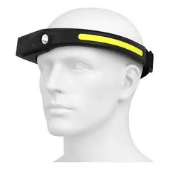 IRM - Linterna de cintillo led frontal recargable manos libres con sensor para camping y trabajo hogar