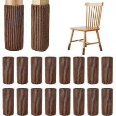 TSKY CHILE SHOPPING - 16pcs Protectores de patas de silla de punto de alta elasticidad para suelos de madera dura