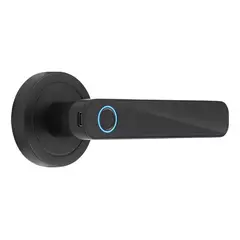 GENERICO - Cerradura Smart Lock Inteligente Chapaelectrica Huella Wifi Negro