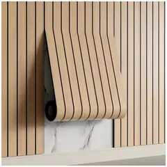 KUANGYE - Papel Adhesivo 3d Tipo Wall Panel 60x300cm Autoadhesivo