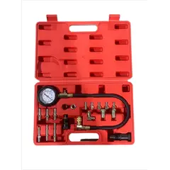 GENERICO - Compresimetro Automotriz Diesel Petrolero Universal 19 Pcs