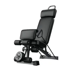 GENERICO - Press Banca Reclinable Multiuso Ajustable Soporta 120-150kg Negro