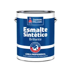 SHERWIN WILLIAMS - Esmalte Sintético Negro Brillante Linea Profesional ¼ gl