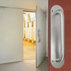 GENERICO - Manilla Tirador Barra para Puertas Principales de 20cm Acero