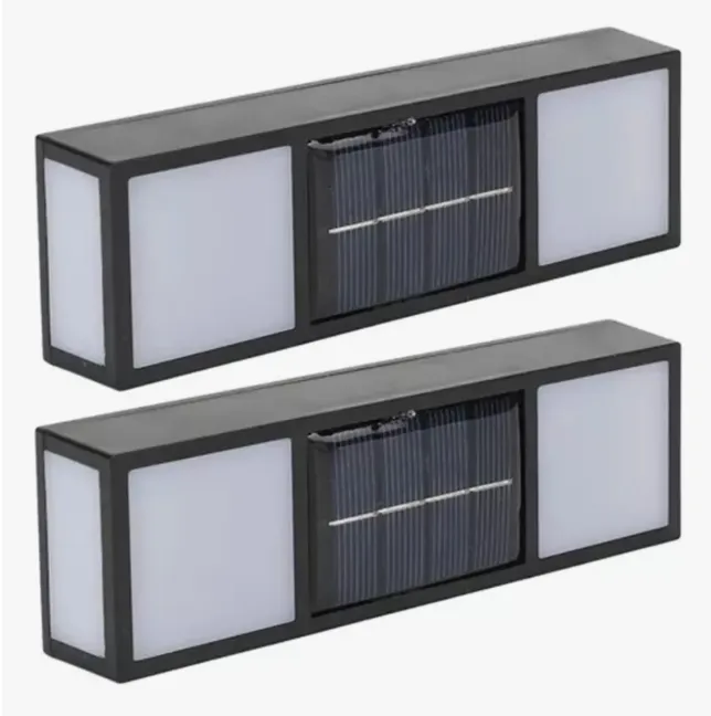 Aplique Led Solar Para Exteriores Luz Cálida Genérico