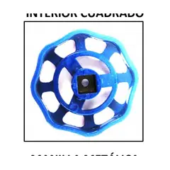 GENERICO - MANILLA LLAVE EMOS AZUL PMEDIDOR