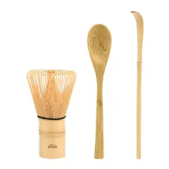 ESHOPANGIE - Juego De Té Matcha Japones Set Batidor Chasen Cucharas Bambu
