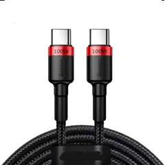 BASEUS - Cable USB Tipo C a Usb C 2m 100W Color Negro