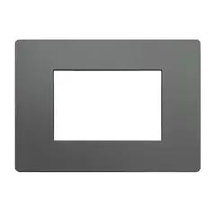 SINTHESI - Placa 3 Puestos S33 Grey Mate C-Soporte