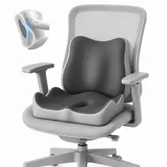 GENERICO - Cojin Lumbar Ergonomico Y Asiento Para Sillas