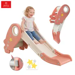ANIKIDS - Resbalín Infantil Plegable Tobogán Niños Cohete 125x55x41 Cm Color Sandia