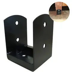 TSKY CHILE SHOPPING - Base de poste 4x4, anclaje de poste resistente postes de cerca de madera con revestimiento