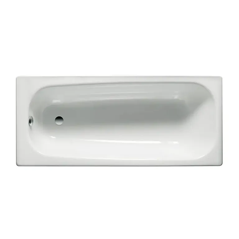 Bañera acero 140x70 cm. con antideslizante y sin pies