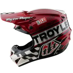 TROY LEE DESIGNS - Casco De Moto GP Pro Fifty-50 Blanco Rojo