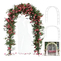 GENERICO - Arco Decorativo De Altura Ajustable Para Jardín 240x140m diseño para decorar fiestas