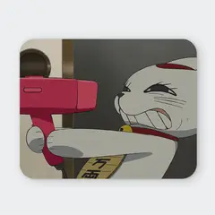 GENERICO - Mousepad 20x24 cm - Diseño Dandadan Turbo-Granny Hairdryer Attack
