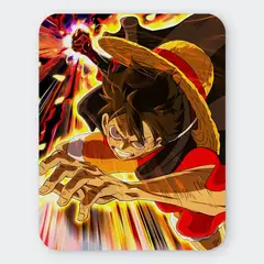 GENERICO - Mousepad 20x24 cm - Diseño "Luffy Onigashima Strike"