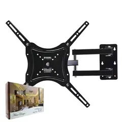 GENERICO - Soporte Para Televisor Tv Brazo Articulado 14-55 Pulgadas Pared 50kg Negro