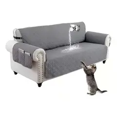 PETTER - Funda 3 Plazas Cubre Sofá 3 Cuerpo Protectora Mascotas