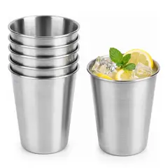 AIZO - SET 6 Vaso de acero inoxidable