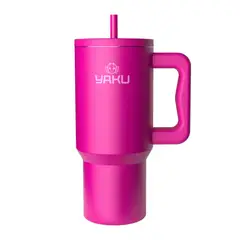 YAKU - Mug Vaso Termico 700ml Acero Inoxidable Fuchsia