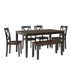 MSA MUEBLES SANTA ANA - Juego de Comedor 6 Puestos Larsondale