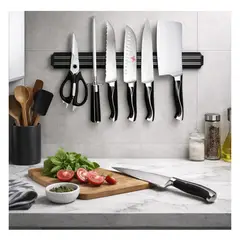 MOVI - Haz de tu cocina un espacio eficiente barra magnética para cuchillos y utensilios.