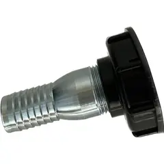 GENERICO - Adaptador Ibc S60x6 Hilo Grueso + Terminal Espiga Manguera 1 pulg