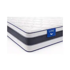 ALTERNATIVE - Colchón King Premium Doble Pilo LORE Ultra Confort Resorte Pocket 200x180x36