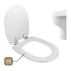 TAUMM - Tapa Asiento Wc Madera Elongado Hessen Cierre Suave