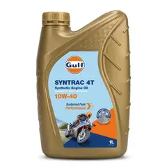 GENERICO - Aceite Moto Gulf Syntrac 4T 10w40 Sintético Api Sn Ma2 1l