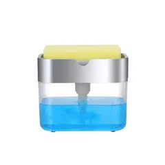 GENERICO - Dispensador De Jabon Liquido Para Lavaplatos con esponja