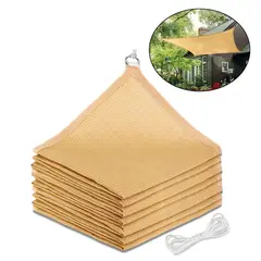 TSKY CHILE SHOPPING - Mallas Sombra Toldo Raschel - 6x6mts - Cinta Refuerzo y Ojillo D- Perfecto para Jardín, Exteriores