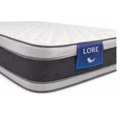 ALTERNATIVE - Colchón 2 Plazas De Doble Pilo LORE / Máximo Confort + Resorte Pocket